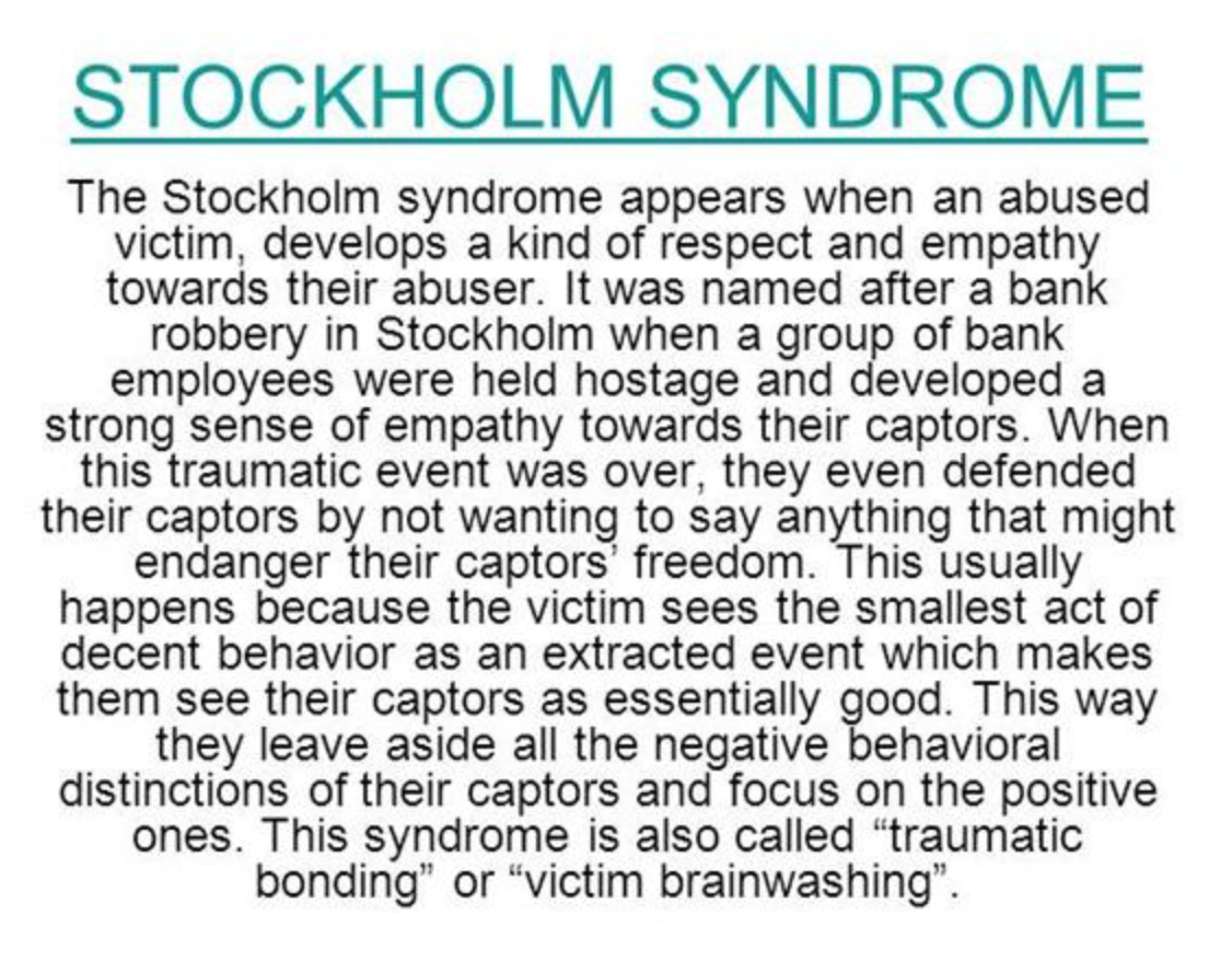  Psicologia da síndrome de Estocolmo (explicada)